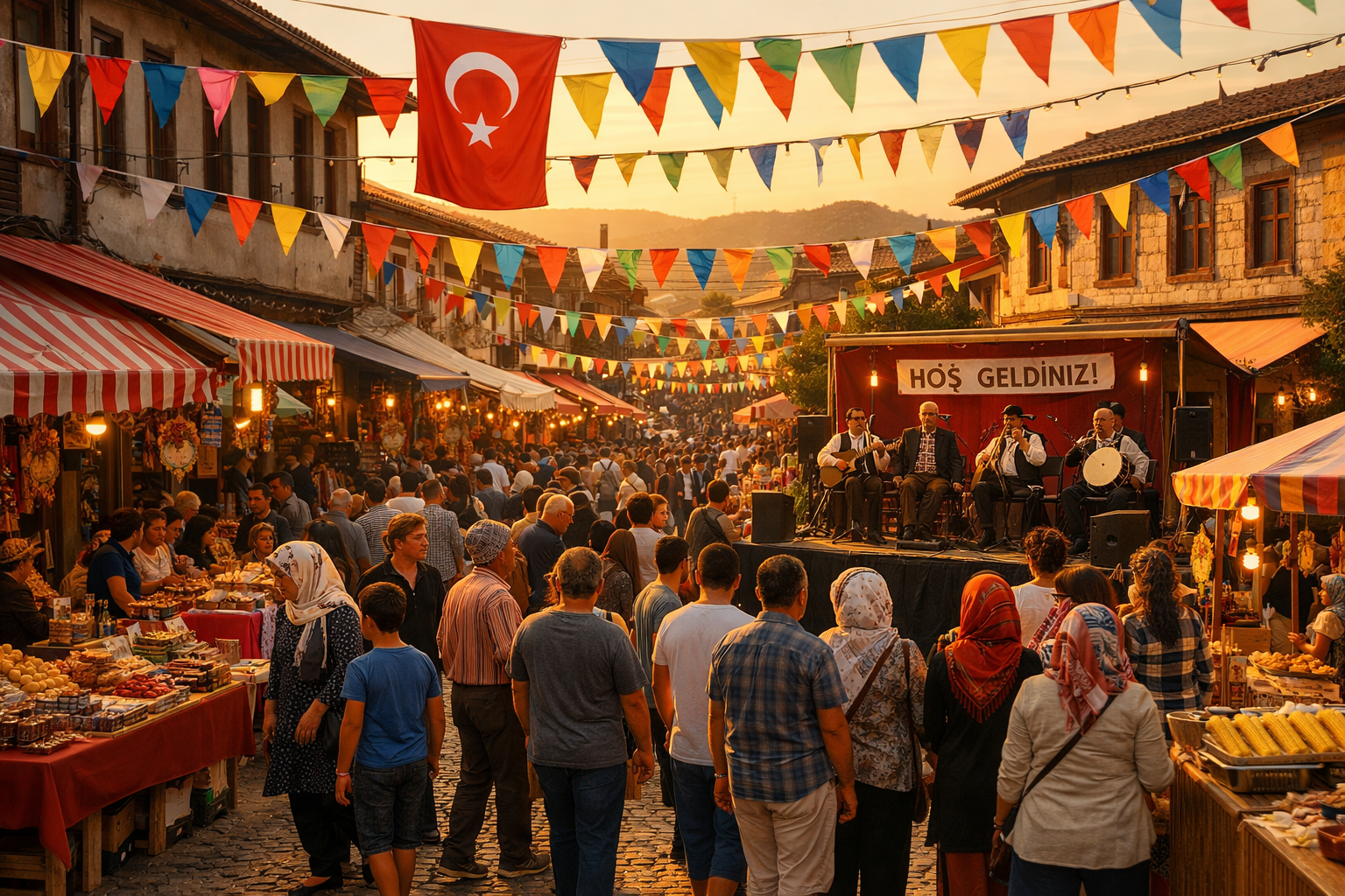 Turkiye yerel senlik atmosferi